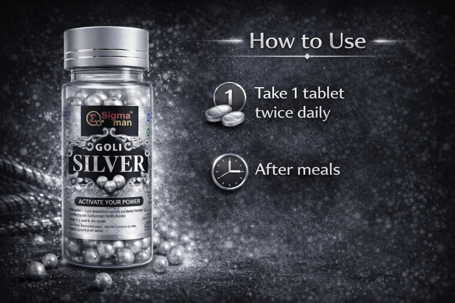 Sigma men - Silver Goli