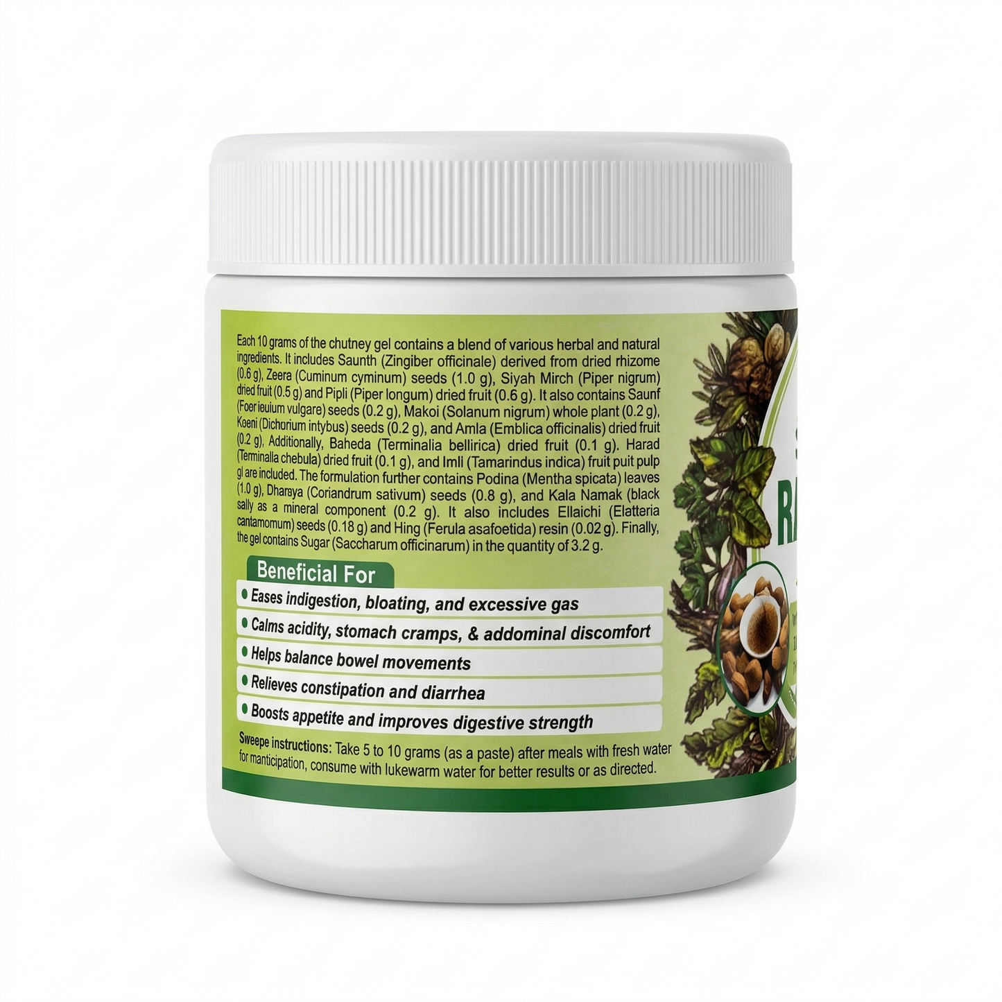 LEO HERBS Pachak Plus Chatni - Ayurvedic Digestive Chutney for Better Digestion & Gut Comfort
