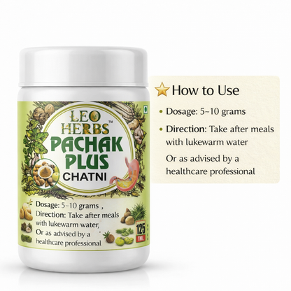 LEO HERBS Pachak Plus Chatni - Ayurvedic Digestive Chutney for Better Digestion & Gut Comfort