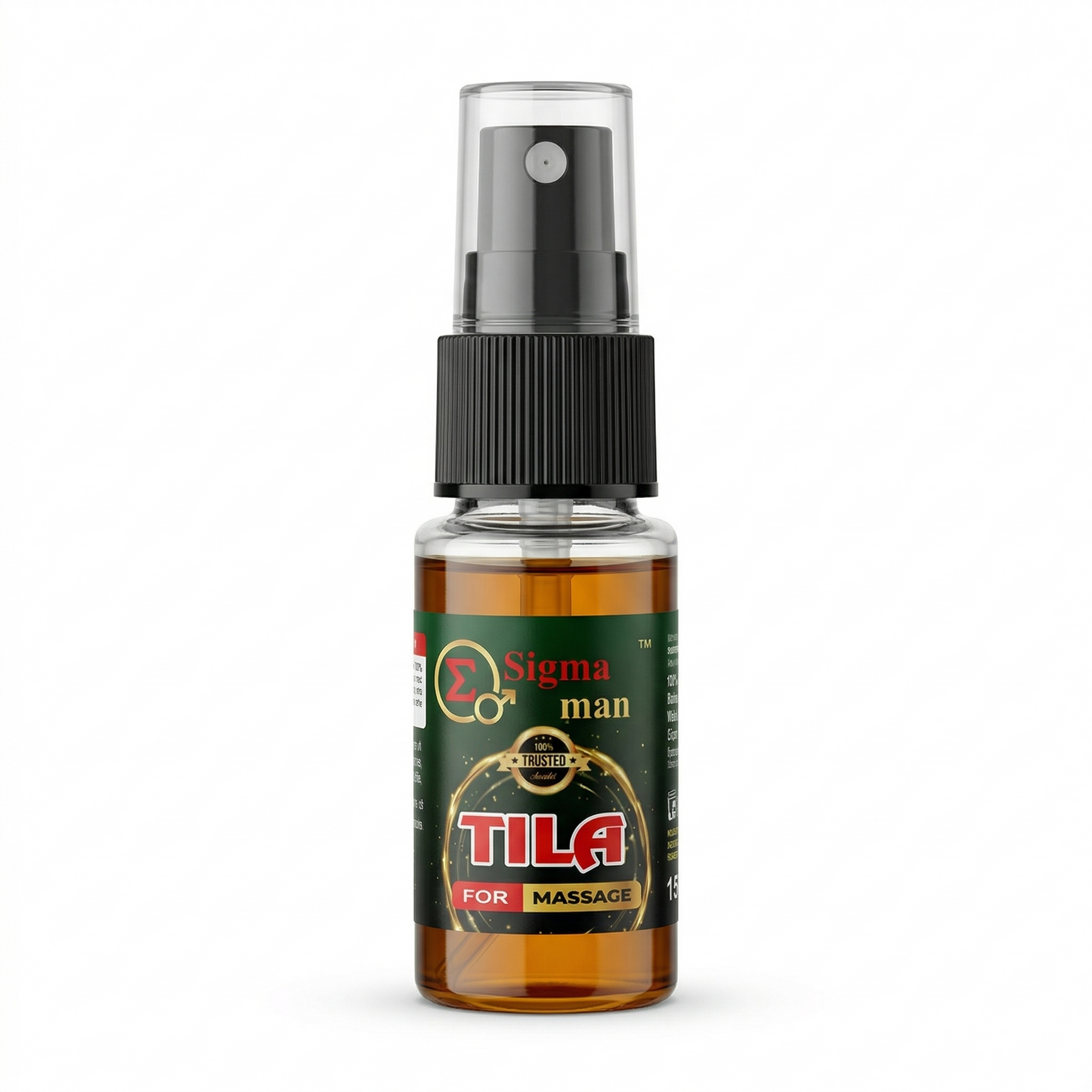 Sigma Man Tila - Herbal Massage Oil for Strength, Relaxation & Performance Support