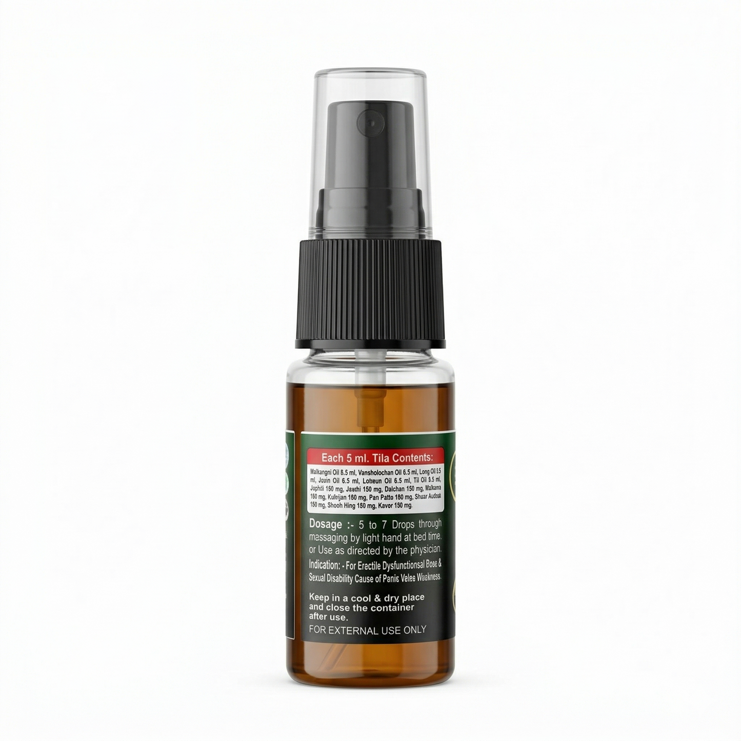 Sigma Man Tila - Herbal Massage Oil for Strength, Relaxation & Performance Support