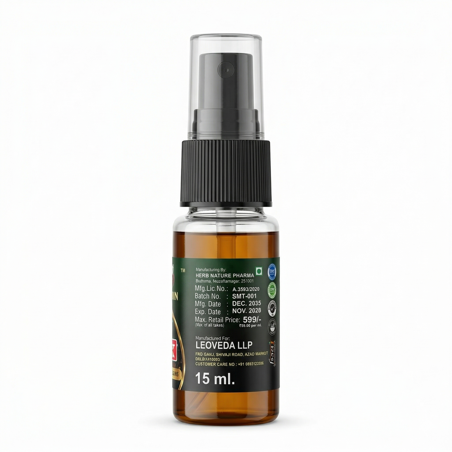 Sigma Man Tila - Herbal Massage Oil for Strength, Relaxation & Performance Support