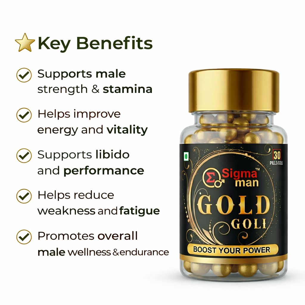 Sigma Man Gold Goli