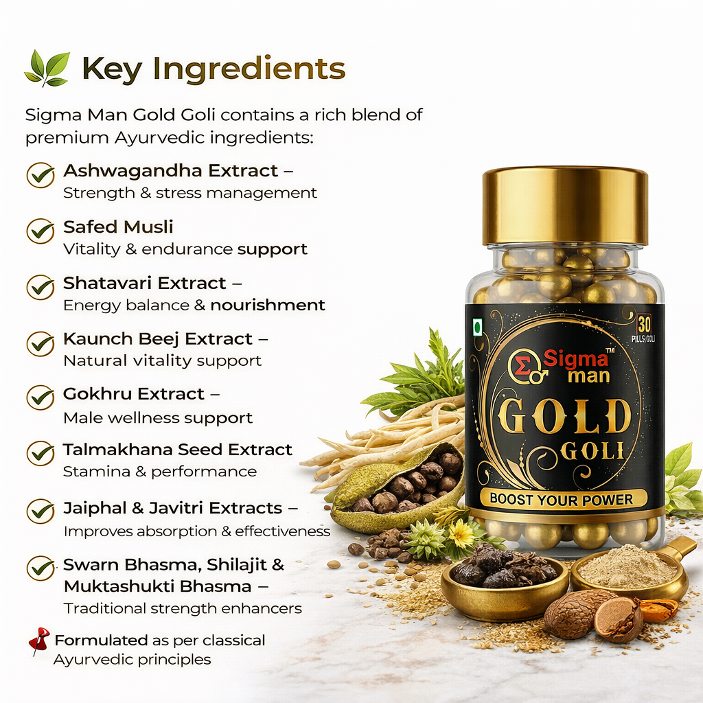 Sigma Man Gold Goli