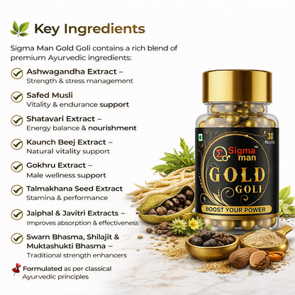 Sigma Man Gold Goli